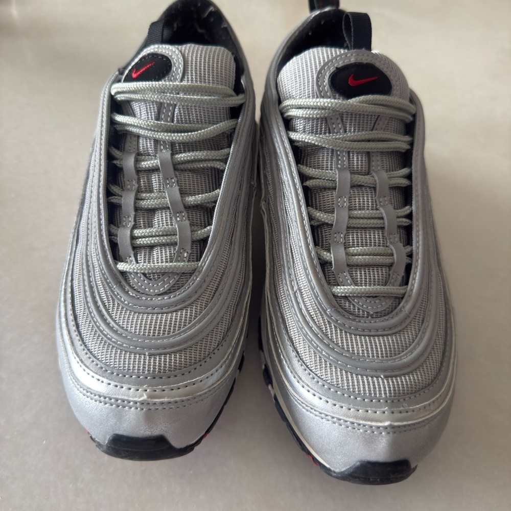 Nike Airmax 90s Metallic Silver Sneakers